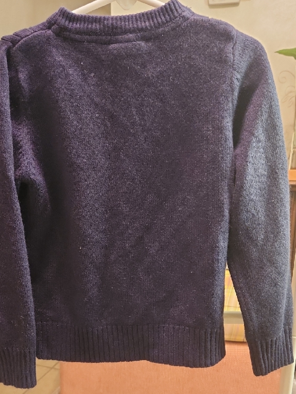 George Navy Cable Knit Cardigan - Picture 3 of 3